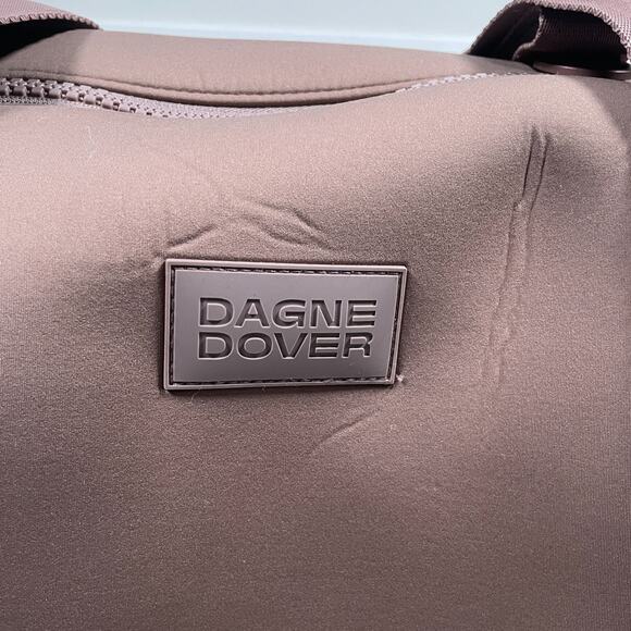 Dagne Dover Landon Neoprene Carryall Bag Dune Duffle Trolley Sleeve Medium - Picture 2 of 13